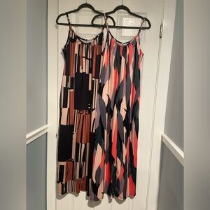 SHEIN Geometric Print Jumpsuits(2)